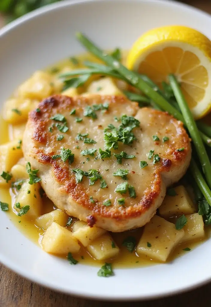 25 Pork Chop Casserole Recipes for Family Comfort Meals - 16. Lemon Herb Pork Chop Casserole