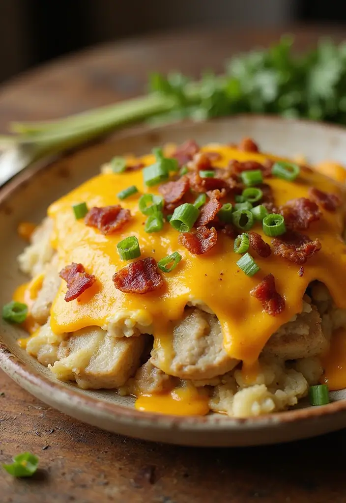 25 Pork Chop Casserole Recipes for Family Comfort Meals - 9. Loaded Baked Potato Pork Chop Casserole