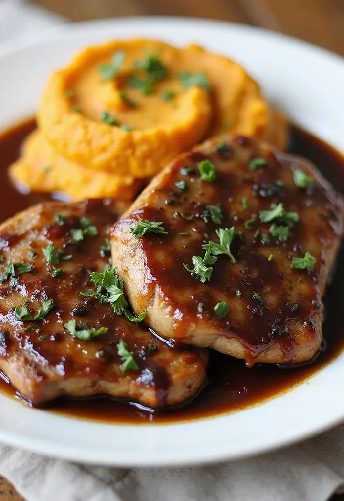 25 Pork Chop Dinner Recipes for Family Meals 41 25 Pork Chop Dinner Recipes for Family Meals - 7. Balsamic Glazed Pork Chops