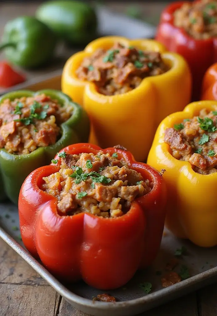 25 Pork Chop Leftover Recipes to Save Your Weeknight Dinners 69 25 Pork Chop Leftover Recipes to Save Your Weeknight Dinners - 11. Pork Chop Stuffed Peppers
