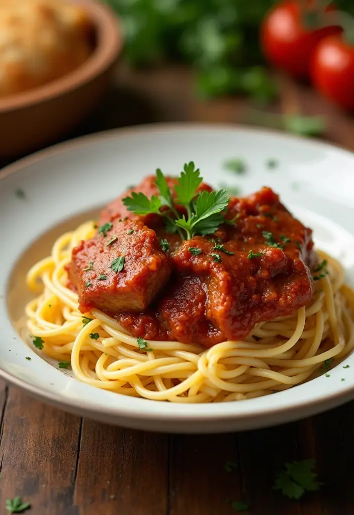 25 Pork Chop Leftover Recipes to Save Your Weeknight Dinners 105 25 Pork Chop Leftover Recipes to Save Your Weeknight Dinners - 17. Pork Chop Bolognese