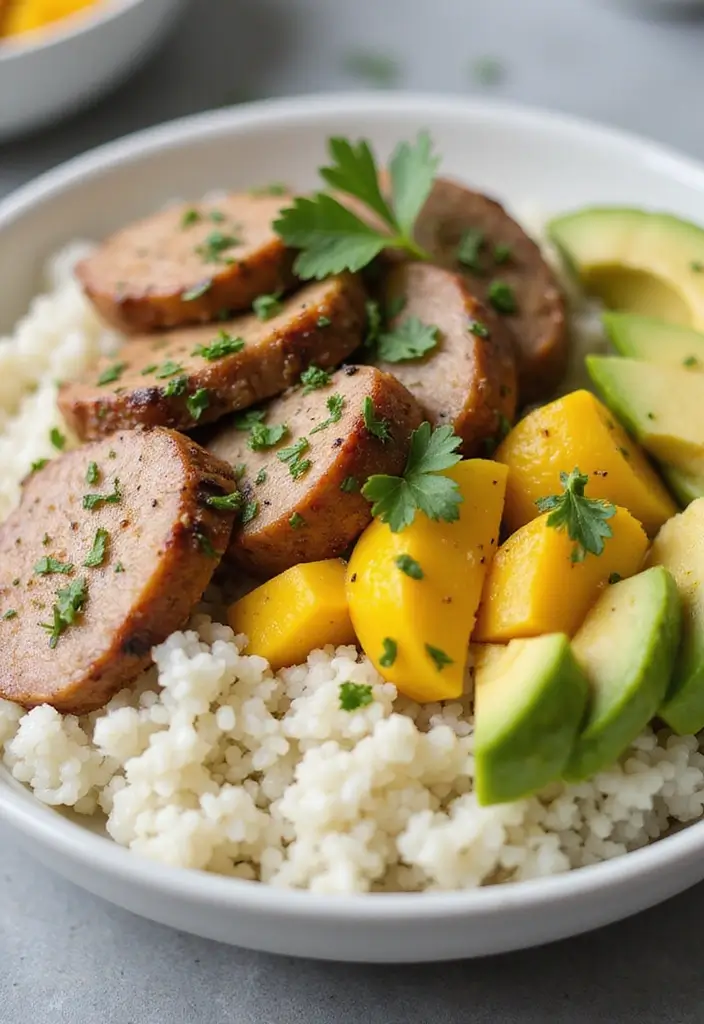 25 Pork Chop Leftover Recipes to Save Your Weeknight Dinners 112 25 Pork Chop Leftover Recipes to Save Your Weeknight Dinners - 18. Pork Chop Coconut Rice Bowl