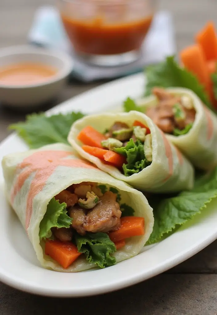 25 Pork Chop Leftover Recipes to Save Your Weeknight Dinners 155 25 Pork Chop Leftover Recipes to Save Your Weeknight Dinners - 25. Pork Chop Summer Rolls