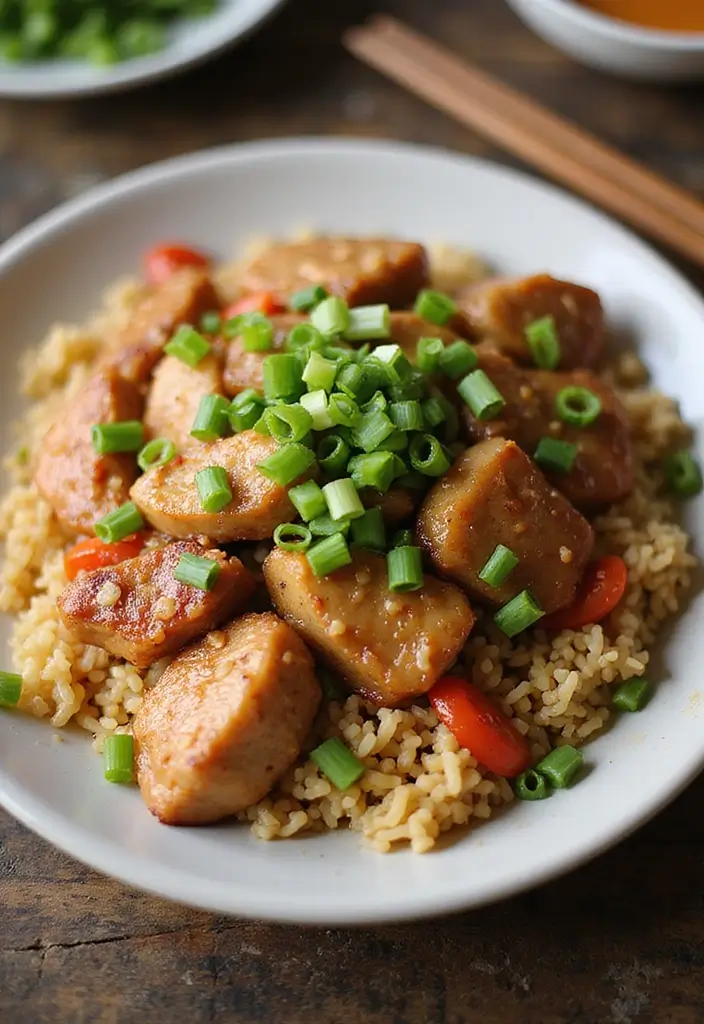 25 Pork Chop Leftover Recipes to Save Your Weeknight Dinners 20 25 Pork Chop Leftover Recipes to Save Your Weeknight Dinners - 4. Pork Chop Fried Rice
