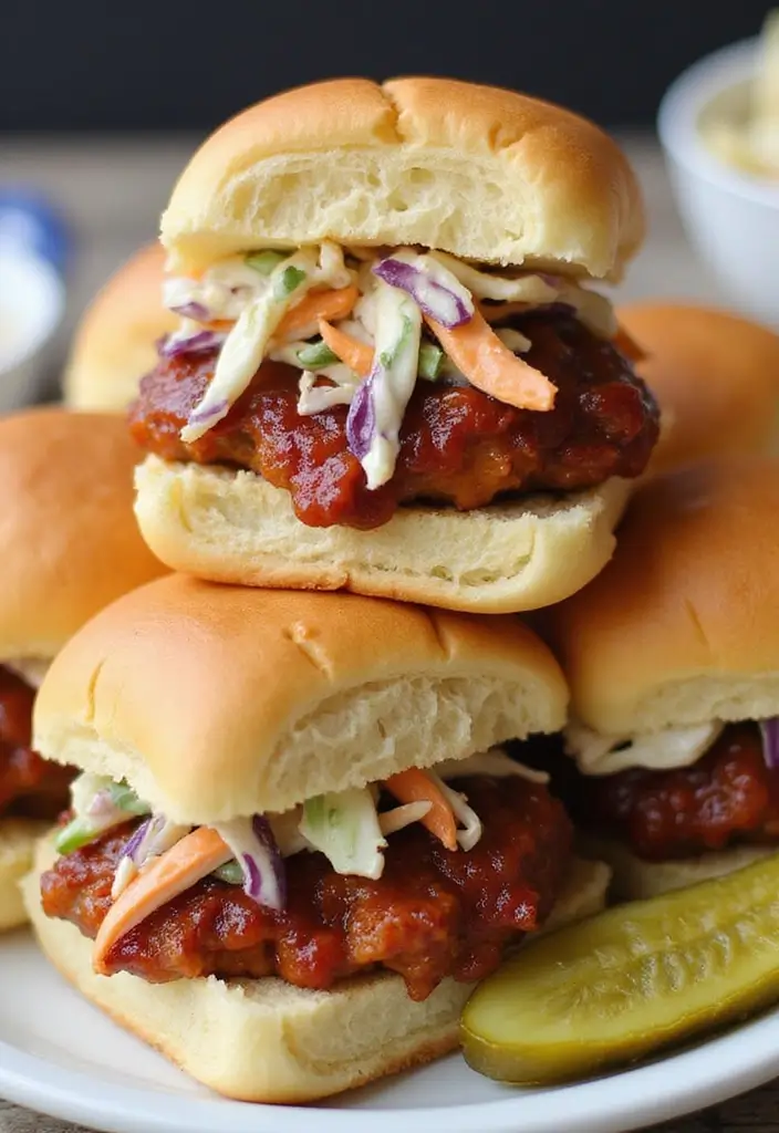 25 Pork Chop Leftover Recipes to Save Your Weeknight Dinners 27 25 Pork Chop Leftover Recipes to Save Your Weeknight Dinners - 5. BBQ Pork Chop Sliders