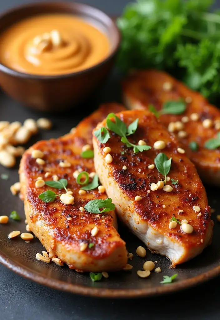 25 Pork Chop Sauce Recipes to Elevate Every Bite 72 25 Pork Chop Sauce Recipes to Elevate Every Bite - 12. Spicy Peanut Sauce