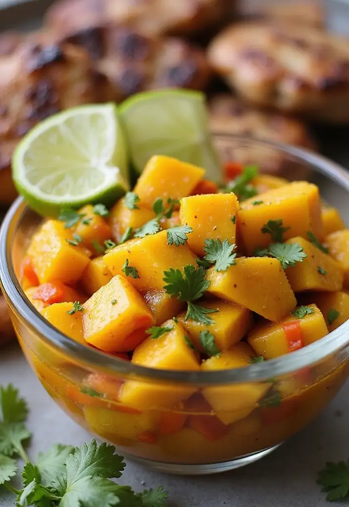 25 Pork Chop Sauce Recipes to Elevate Every Bite 20 25 Pork Chop Sauce Recipes to Elevate Every Bite - 4. Spicy Mango Salsa