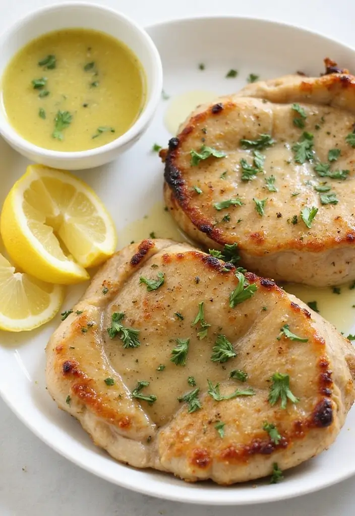25 Pork Chop Sauce Recipes to Elevate Every Bite 34 25 Pork Chop Sauce Recipes to Elevate Every Bite - 6. Lemon Herb Butter Sauce