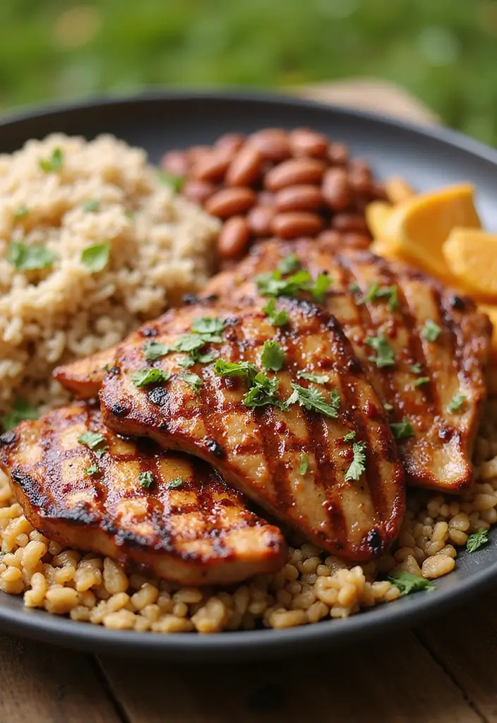 25 Pork Chop and Rice Recipes That Feel Like Comfort Food 69 25 Pork Chop and Rice Recipes That Feel Like Comfort Food - 11. BBQ Pork Chops with Brown Rice and Beans