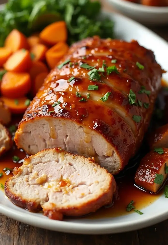 25 Quick Pork Loin Recipes for Busy Nights 15 25 Quick Pork Loin Recipes for Busy Nights - 3. Spicy Maple Glazed Pork Loin