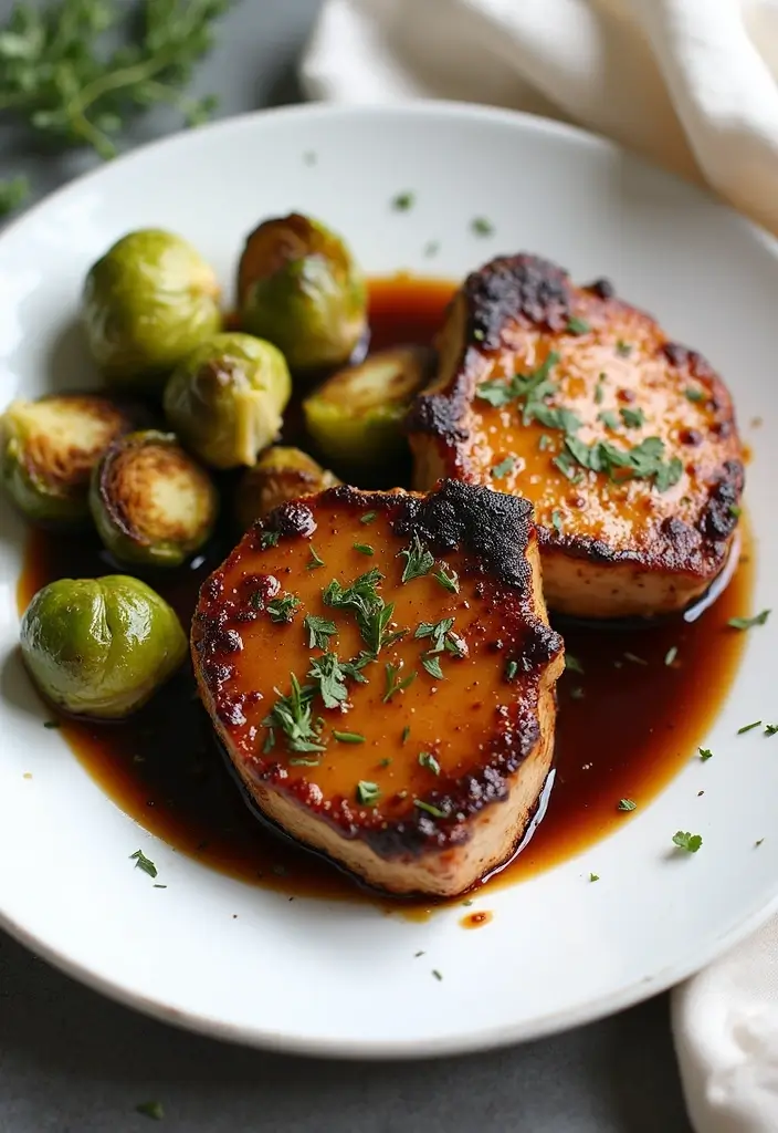 25 Recipes with Pork Chops That Everyone Will Love 65 25 Recipes with Pork Chops That Everyone Will Love - 11. Balsamic Glazed Pork Chops