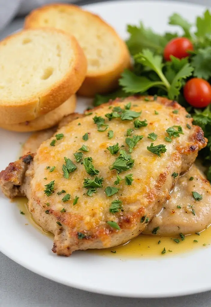 25 Recipes with Pork Chops That Everyone Will Love 154 25 Recipes with Pork Chops That Everyone Will Love - 24. Garlic Parmesan Pork Chops