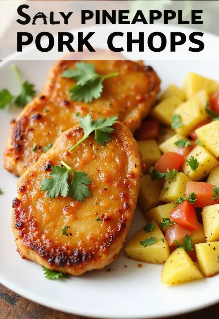 25 Recipes with Pork Chops That Everyone Will Love 22 25 Recipes with Pork Chops That Everyone Will Love - 4. Spicy Pineapple Pork Chops