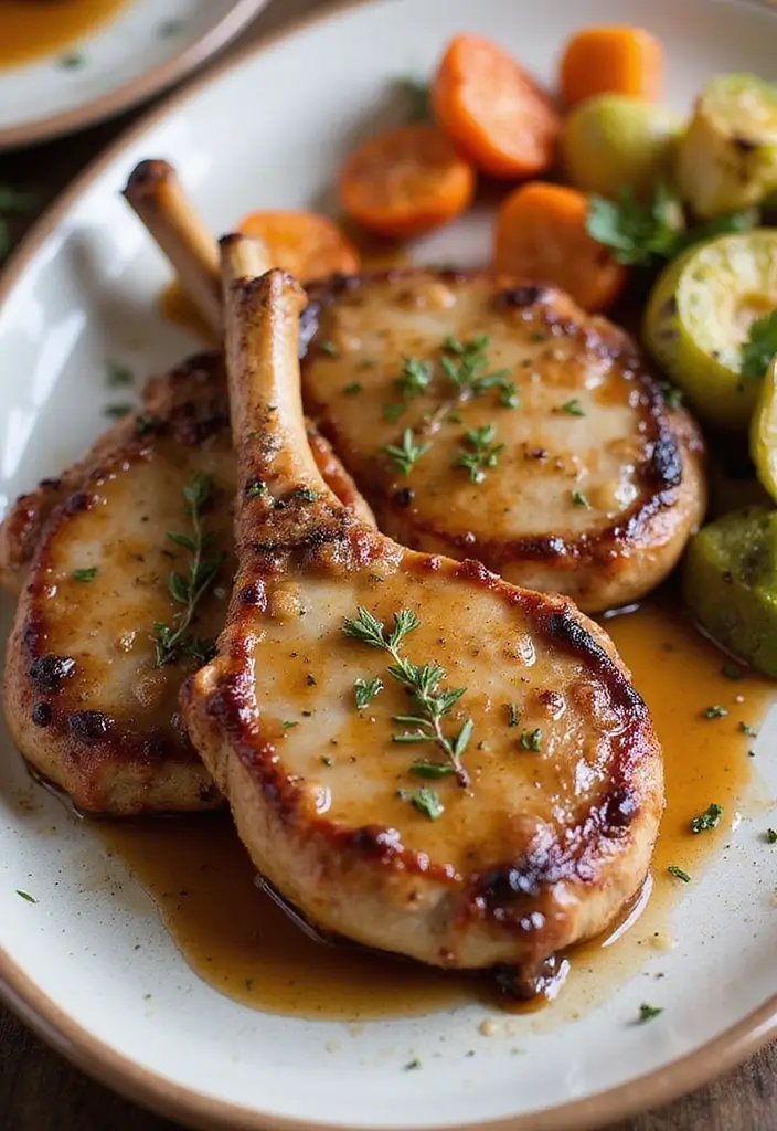 25 Recipes with Pork Chops That Everyone Will Love 29 25 Recipes with Pork Chops That Everyone Will Love - 5. Apple Cider Glazed Pork Chops