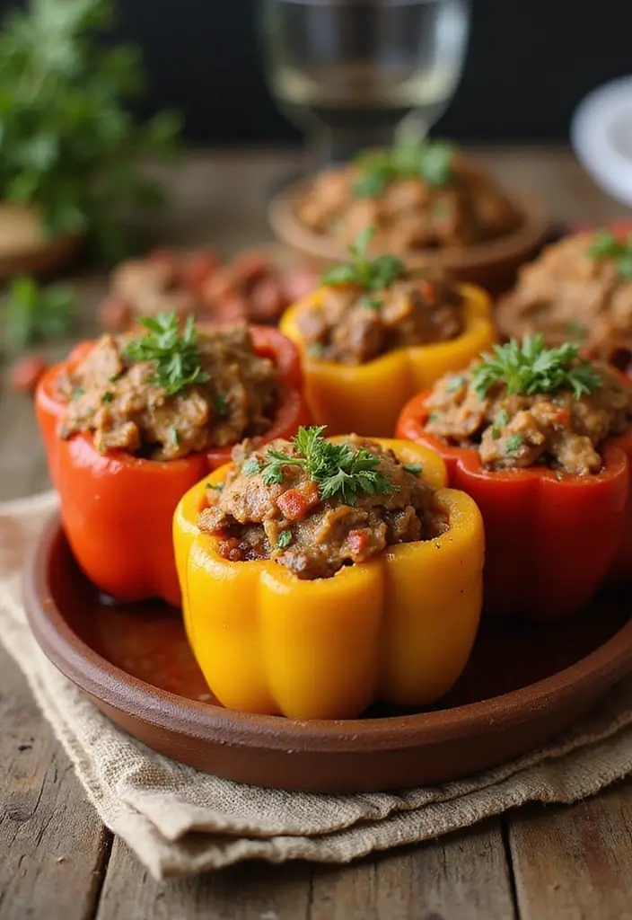 25 Recipes with Pork Shoulder for Fall-Apart Tenderness 81 25 Recipes with Pork Shoulder for Fall-Apart Tenderness - 13. Pork Shoulder Stuffed Peppers