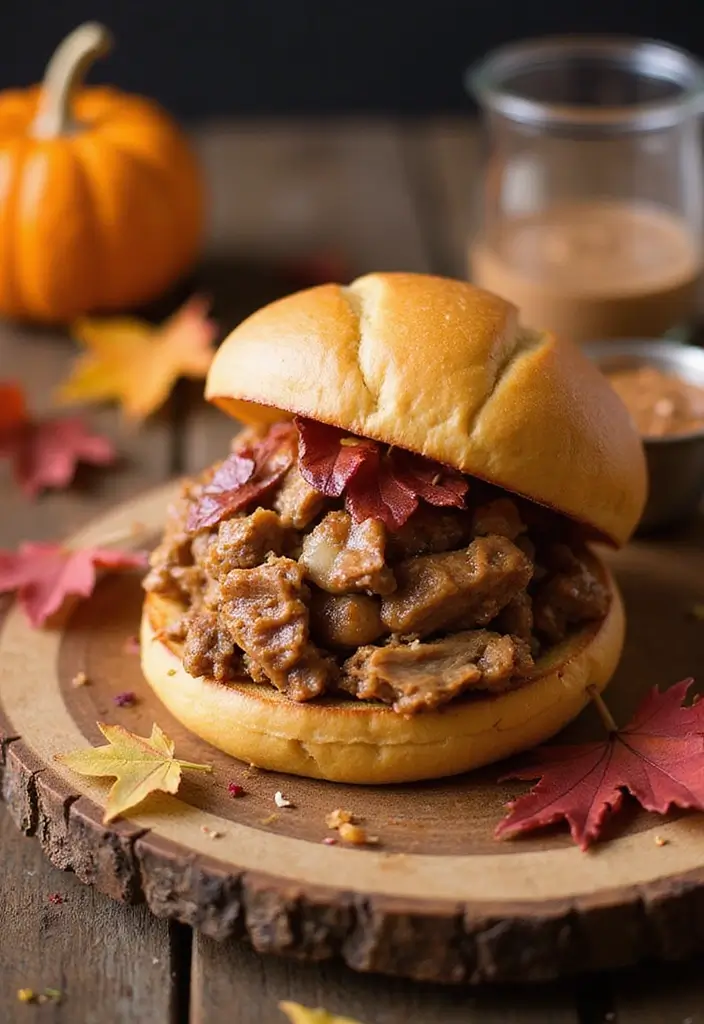 25 Shredded Pork Sandwich Recipes Perfect for Game Day 118 25 Shredded Pork Sandwich Recipes Perfect for Game Day - 18. Pumpkin Spice Pulled Pork Sandwiches