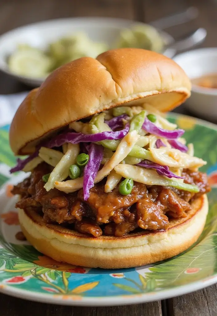 25 Shredded Pork Sandwich Recipes Perfect for Game Day 22 25 Shredded Pork Sandwich Recipes Perfect for Game Day - 4. Teriyaki Pulled Pork Sandwiches