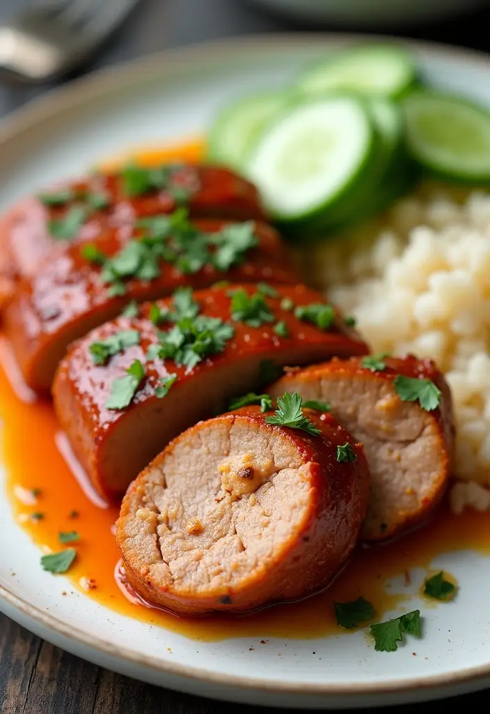 27 Asian Pork Tenderloin Recipes for Sweet and Savory Flavor - 16. Spicy Sriracha Pork Tenderloin
