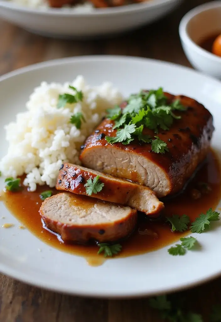 27 Asian Pork Tenderloin Recipes for Sweet and Savory Flavor - 18. Tamarind Glazed Pork Tenderloin