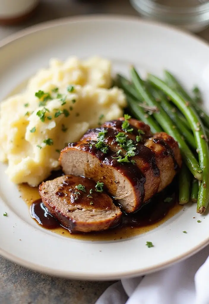27 Asian Pork Tenderloin Recipes for Sweet and Savory Flavor - 20. Balsamic Glazed Pork Tenderloin
