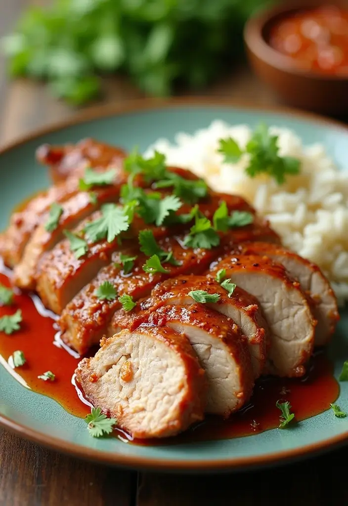 27 Asian Pork Tenderloin Recipes for Sweet and Savory Flavor - 23. Spicy Garlic Pork Tenderloin