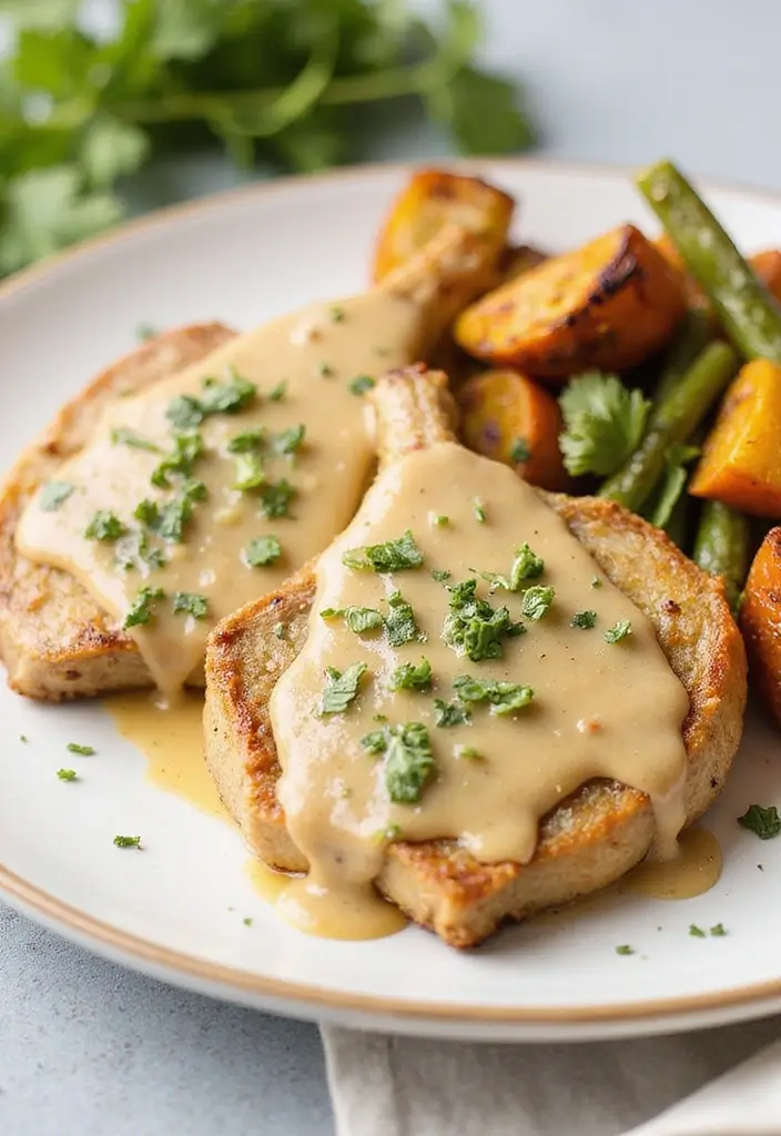 27 Filipino Pork Chop Recipes with Authentic Flavor 149 27 Filipino Pork Chop Recipes with Authentic Flavor - 23. Pork Chops with Lemon Herb Sauce