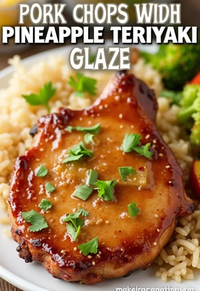27 Filipino Pork Chop Recipes with Authentic Flavor 163 27 Filipino Pork Chop Recipes with Authentic Flavor - 25. Pork Chops with Pineapple Teriyaki Glaze