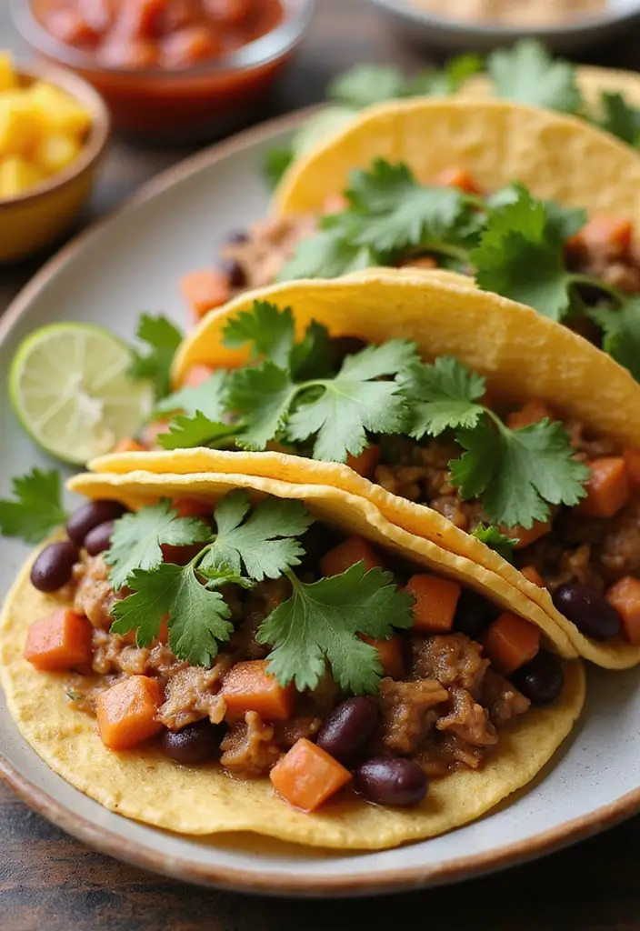 27 Ground Beef and Pork Recipes That Are Full of Flavor 169 27 Ground Beef and Pork Recipes That Are Full of Flavor - 27. Pork and Bean Tacos