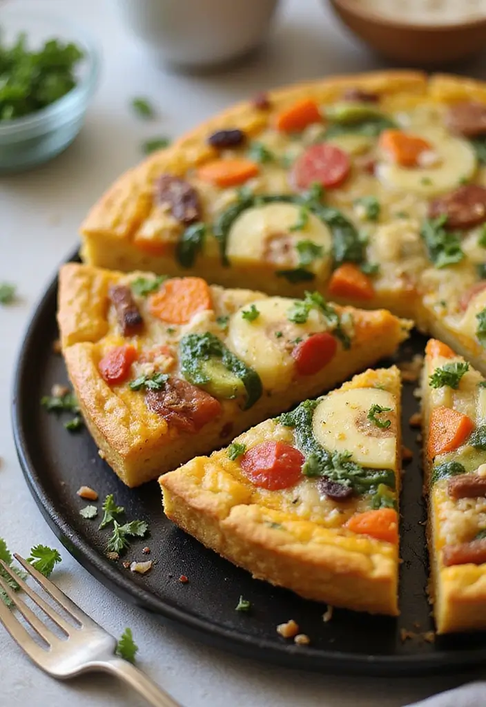 27 Leftover Pork Loin Recipes to Turn Extras into New Dishes 58 27 Leftover Pork Loin Recipes to Turn Extras into New Dishes - 10. Pork Loin and Vegetable Frittata