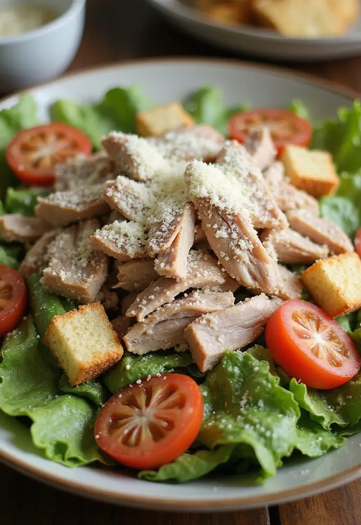 27 Leftover Pork Loin Recipes to Turn Extras into New Dishes 119 27 Leftover Pork Loin Recipes to Turn Extras into New Dishes - 19. Pork Loin Caesar Salad