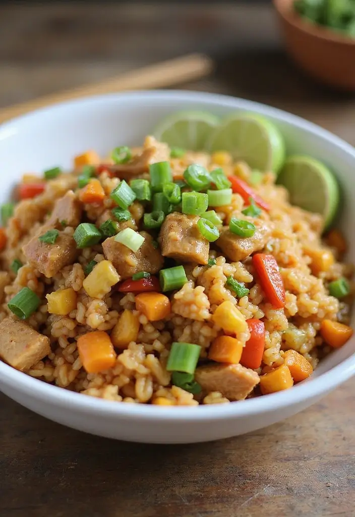 27 Leftover Pork Loin Recipes to Turn Extras into New Dishes 6 27 Leftover Pork Loin Recipes to Turn Extras into New Dishes - 2. Savory Pork Fried Rice