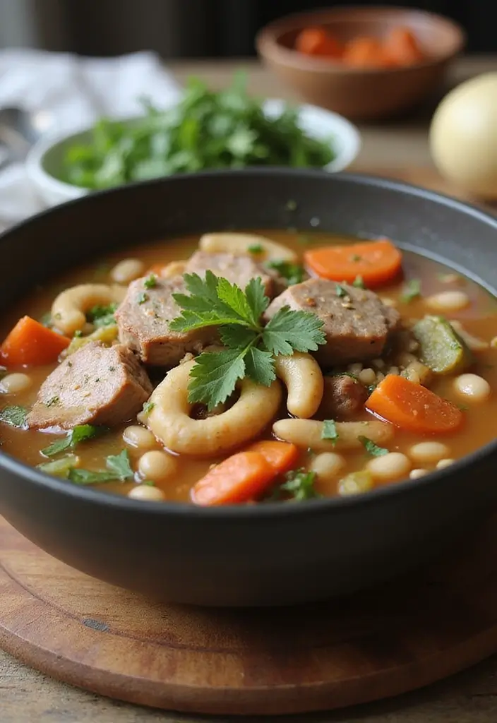 27 Leftover Pork Loin Recipes to Turn Extras into New Dishes 131 27 Leftover Pork Loin Recipes to Turn Extras into New Dishes - 21. Pork Loin and Bean Soup