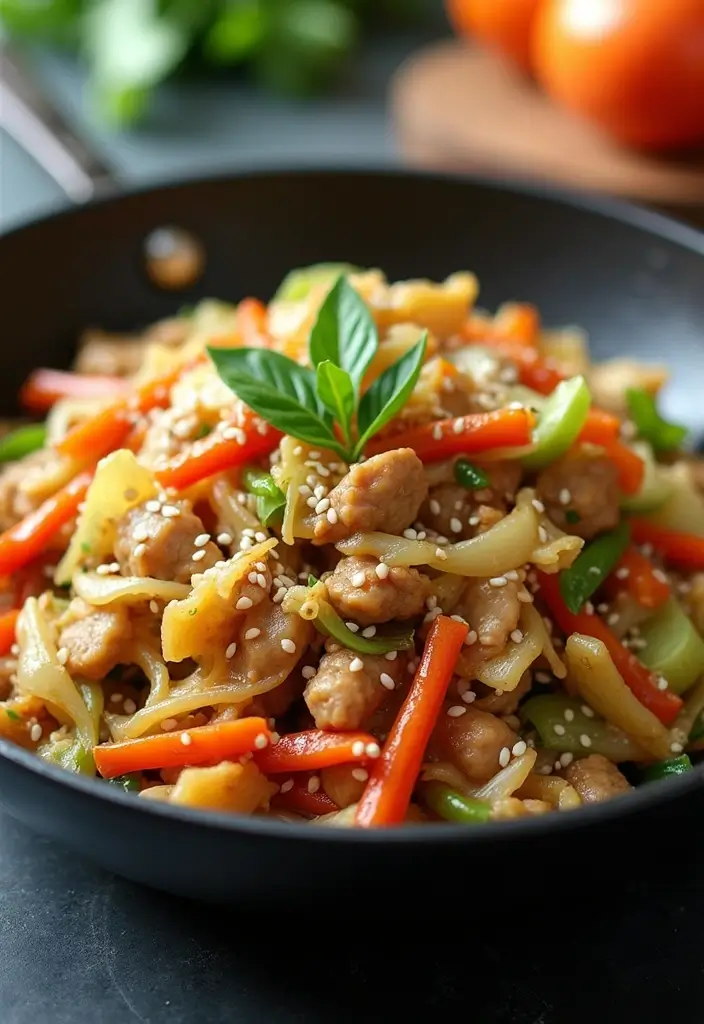 27 Leftover Pork Loin Recipes to Turn Extras into New Dishes 159 27 Leftover Pork Loin Recipes to Turn Extras into New Dishes - 25. Pork Loin and Cabbage Stir-Fry