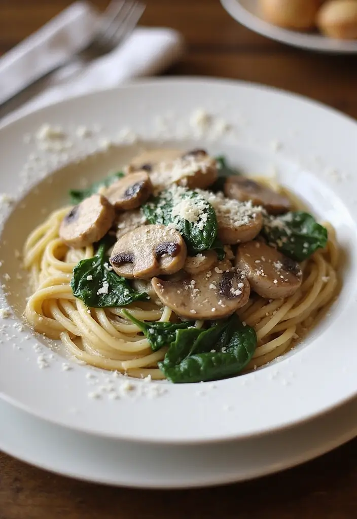 27 Leftover Pork Loin Recipes to Turn Extras into New Dishes 13 27 Leftover Pork Loin Recipes to Turn Extras into New Dishes - 3. Creamy Pork and Mushroom Pasta