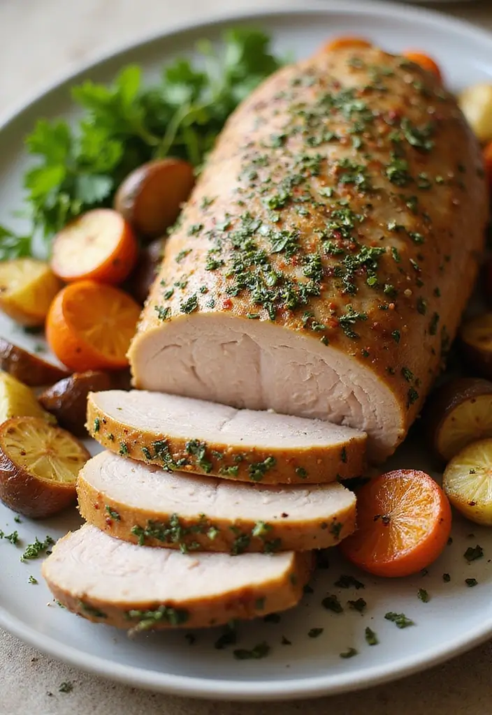 27 Mexican Pork Loin Recipes Full of Bold Flavor 18 27 Mexican Pork Loin Recipes Full of Bold Flavor - 4. Garlic and Herb Pork Loin