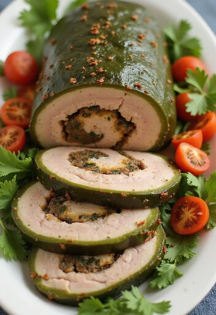 27 Mexican Pork Loin Recipes Full of Bold Flavor 23 27 Mexican Pork Loin Recipes Full of Bold Flavor - 5. Poblano Pepper Stuffed Pork Loin