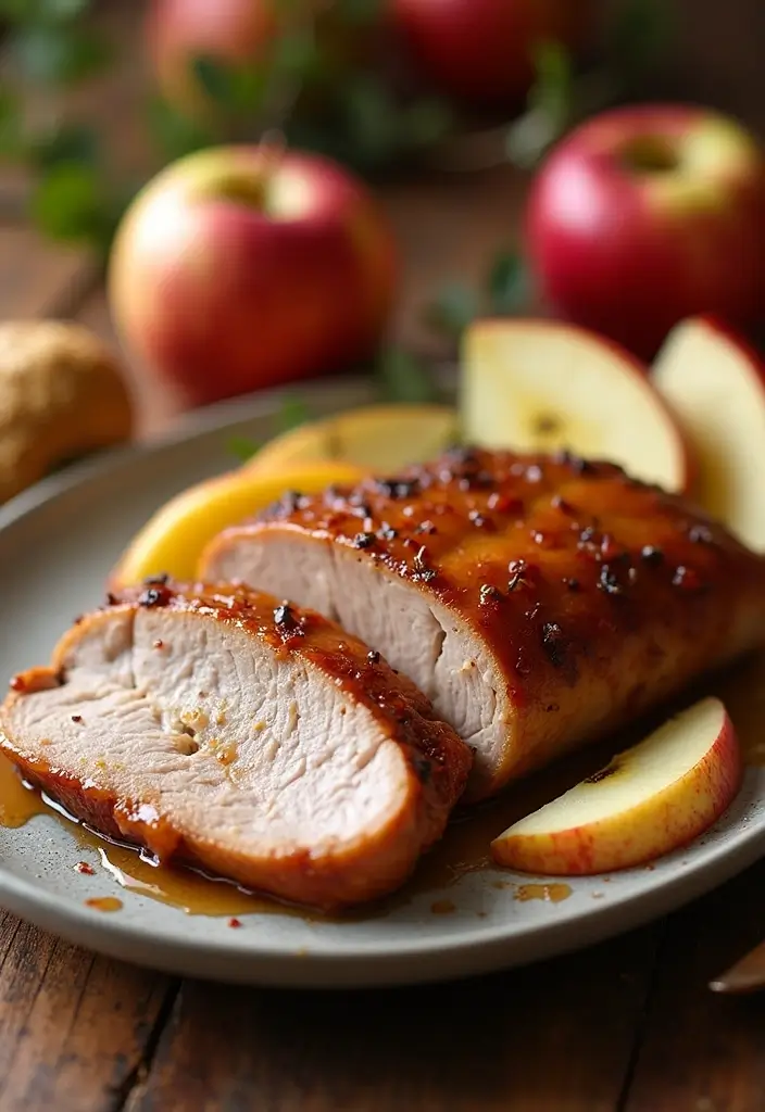 27 Roasted Pork Tenderloin Recipes That Always Impress - 2. Apple Cider Glazed Pork Tenderloin