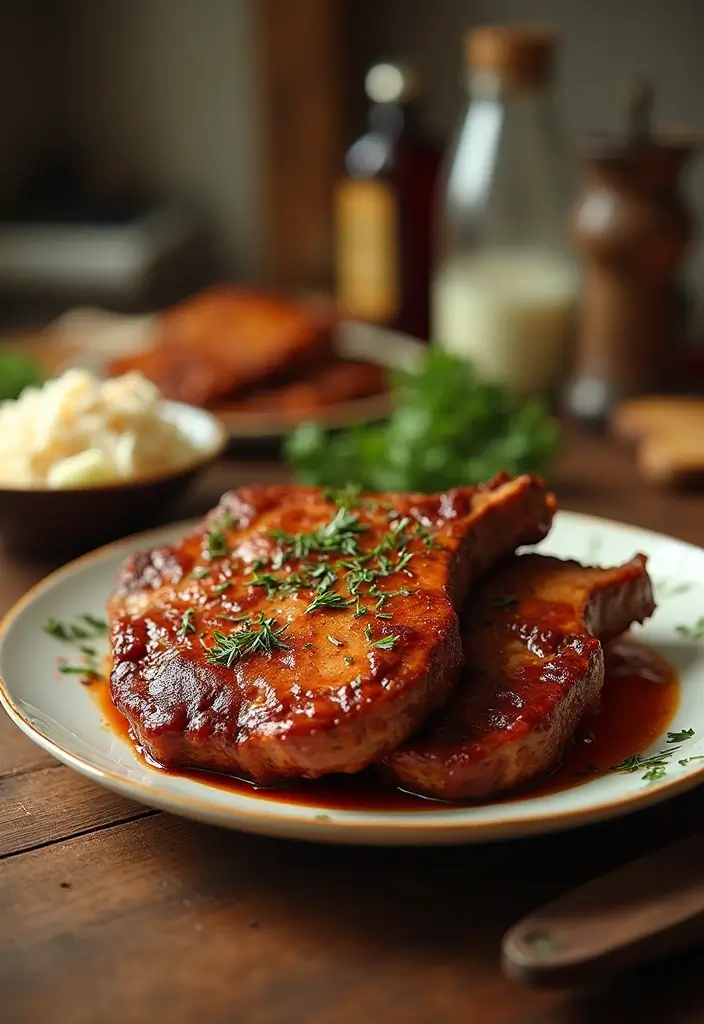 28 BBQ Pork Chop Recipes That Bring the Grill Indoors - 1. Classic BBQ Pork Chops