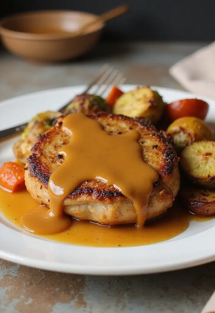 28 BBQ Pork Chop Recipes That Bring the Grill Indoors - 11. Mustard Maple Pork Chops