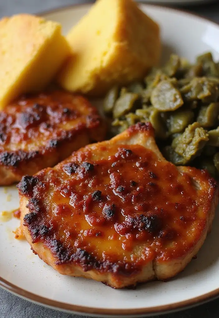 28 BBQ Pork Chop Recipes That Bring the Grill Indoors - 14. BBQ Dry Rub Pork Chops