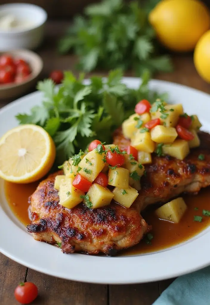 28 BBQ Pork Chop Recipes That Bring the Grill Indoors - 18. Caribbean Jerk Pork Chops