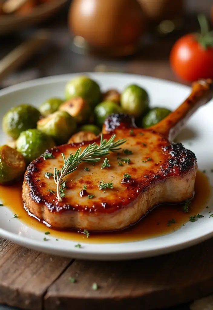 28 BBQ Pork Chop Recipes That Bring the Grill Indoors - 26. Cider-Glazed Pork Chops