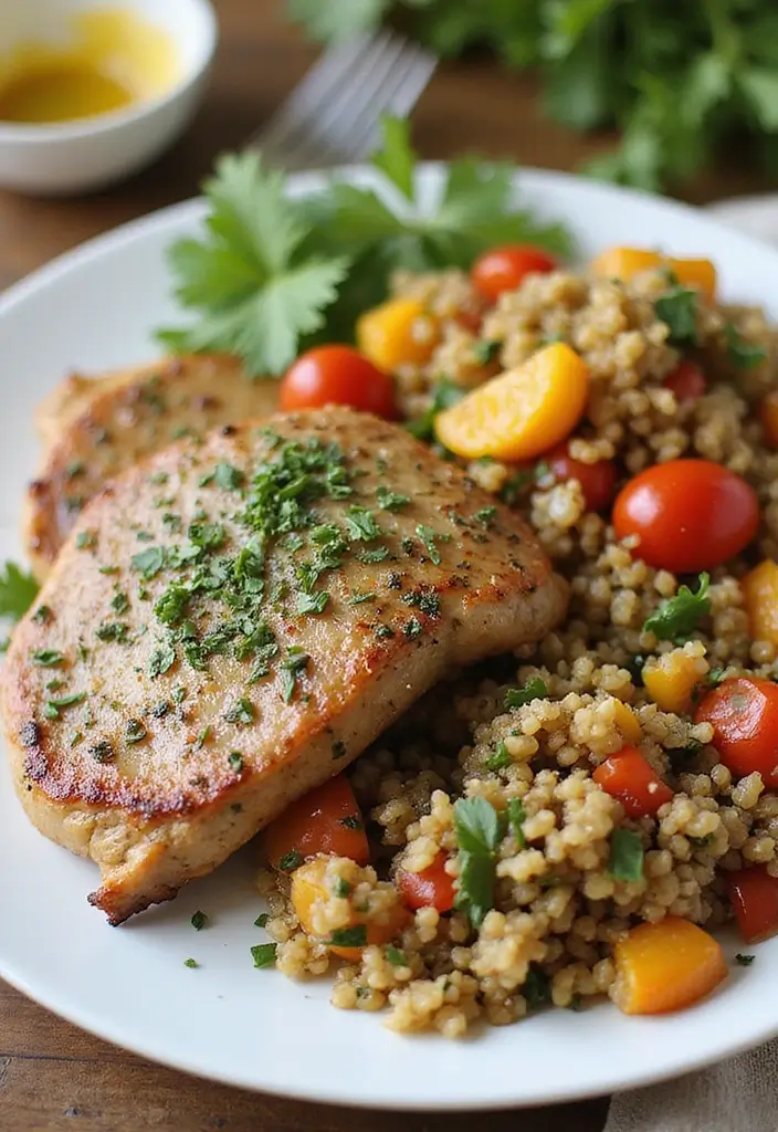 28 BBQ Pork Chop Recipes That Bring the Grill Indoors - 27. Herb Crusted Pork Chops