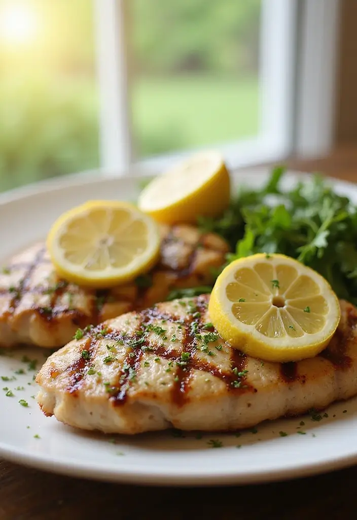 28 BBQ Pork Chop Recipes That Bring the Grill Indoors - 4. Lemon Herb Grilled Pork Chops