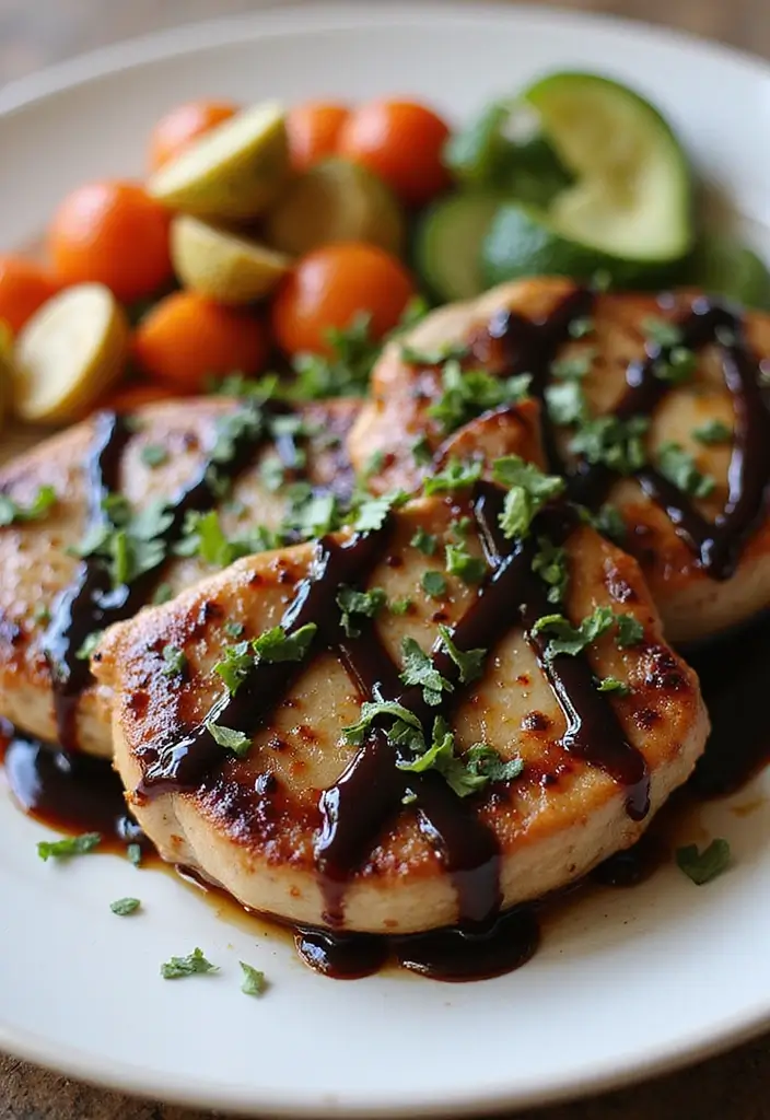 28 BBQ Pork Chop Recipes That Bring the Grill Indoors - 9. Balsamic Glazed Pork Chops
