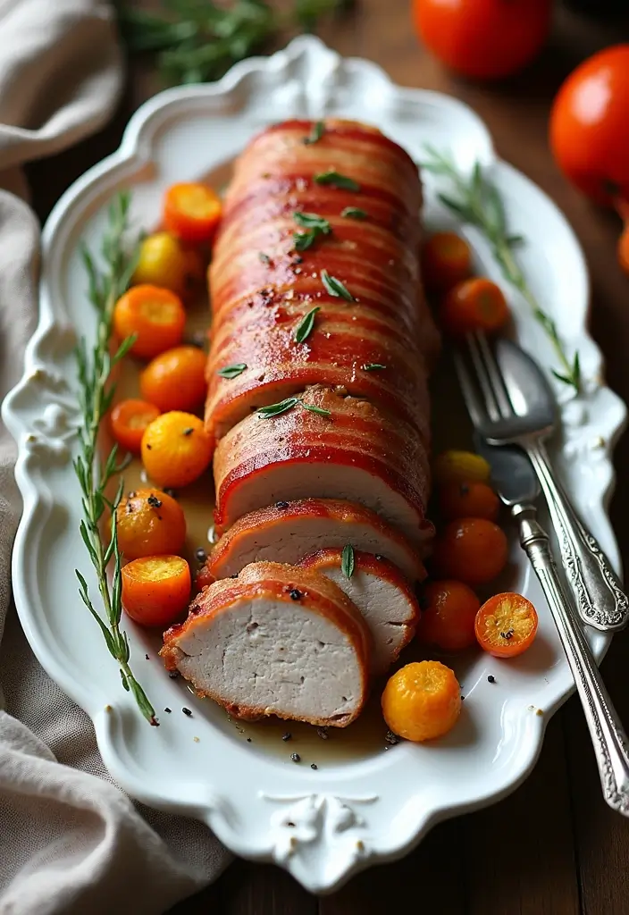 28 Bacon Wrapped Pork Tenderloin Recipes That Impress Every Guest 1 28 Bacon Wrapped Pork Tenderloin Recipes That Impress Every Guest - 1. Classic Bacon-Wrapped Pork Tenderloin