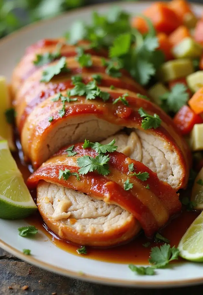 28 Bacon Wrapped Pork Tenderloin Recipes That Impress Every Guest 120 28 Bacon Wrapped Pork Tenderloin Recipes That Impress Every Guest - 20. Bacon-Wrapped Pork Tenderloin with Chili Lime Marinade