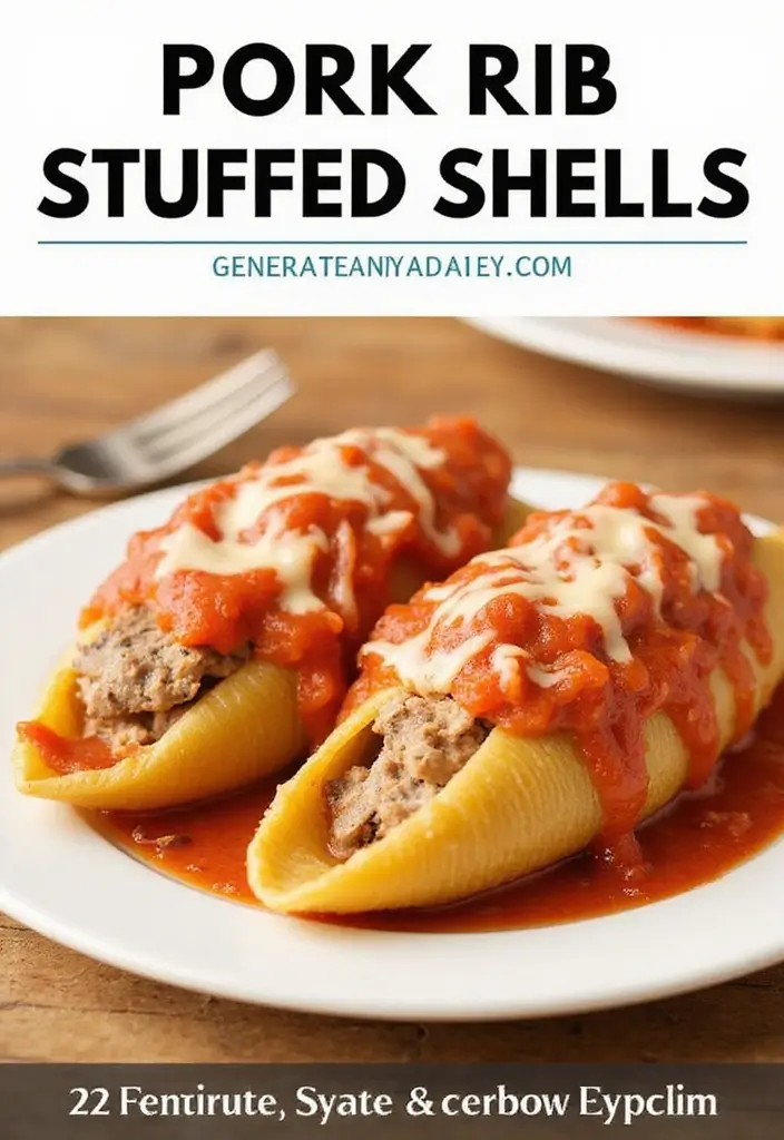 28 Leftover Pork Ribs Recipes That Are Surprisingly Delicious 108 28 Leftover Pork Ribs Recipes That Are Surprisingly Delicious - 18. Pork Rib Stuffed Shells