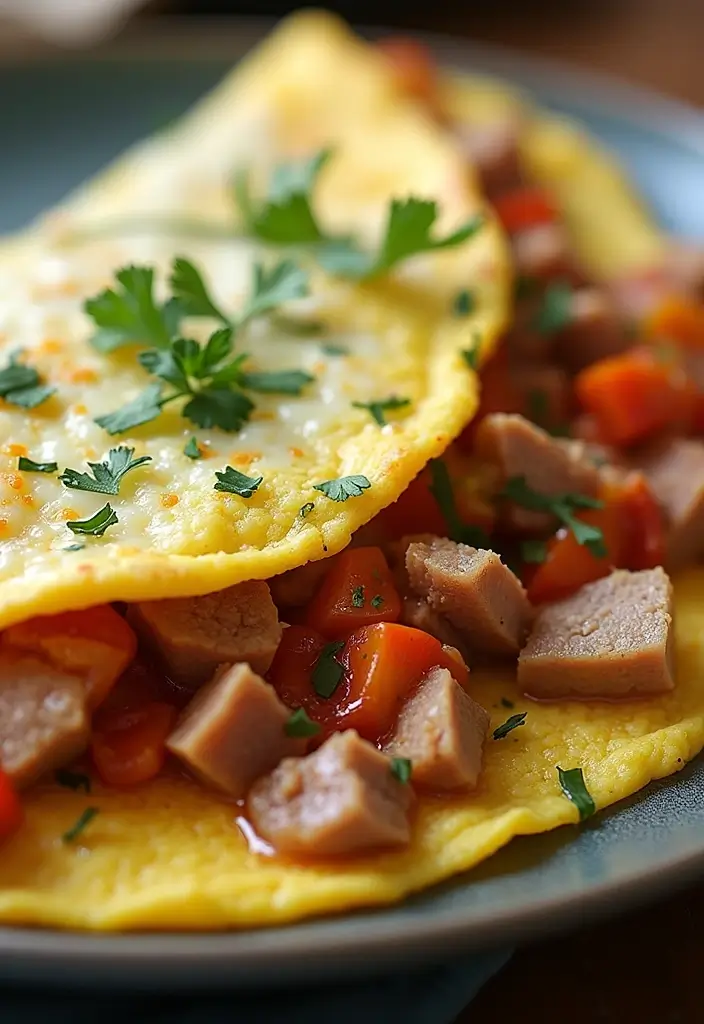 28 Leftover Pork Roast Recipes That Taste Even Better the Next Day 34 28 Leftover Pork Roast Recipes That Taste Even Better the Next Day - 6. Pork Roast Omelette