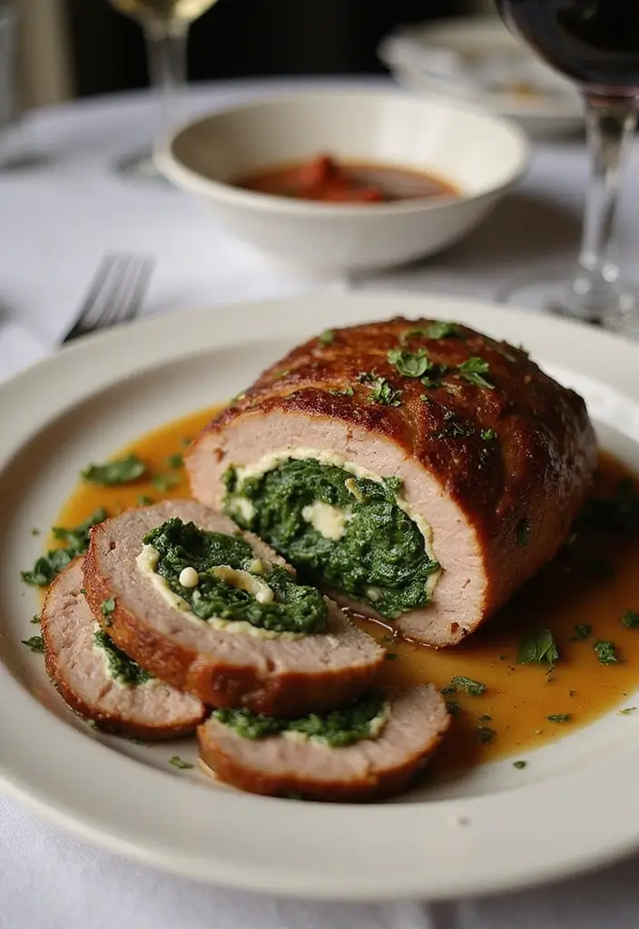 28 Pork Shoulder Steak Recipes for Rich and Juicy Dinners 126 28 Pork Shoulder Steak Recipes for Rich and Juicy Dinners - 20. Spinach and Feta Stuffed Pork Shoulder Steak